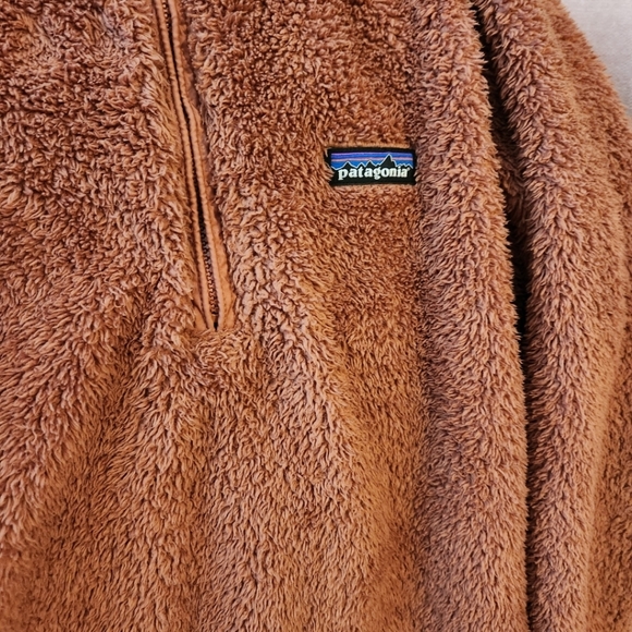 Patagonia Women's Orange Medium Fleece Pullover - Picture 3 of 3